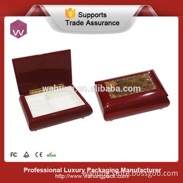 high lacquer finish wooden antique music box (WH-0354)